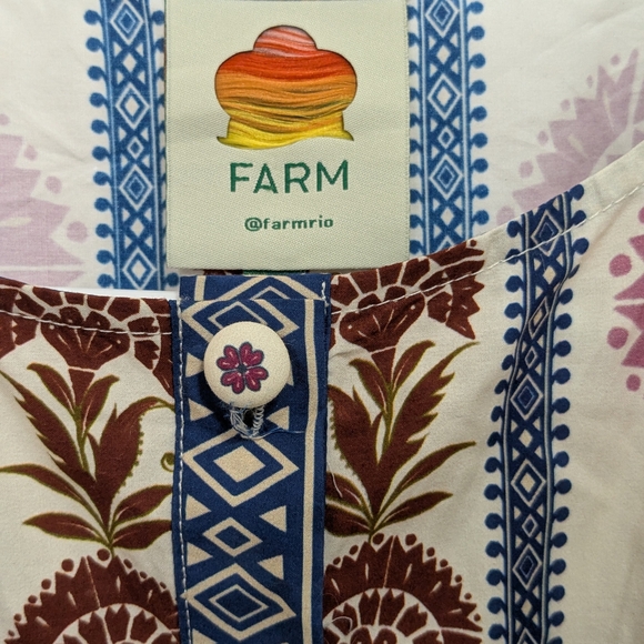 FARM Rio Multicolor Patterned Blouse - Picture 5 of 11